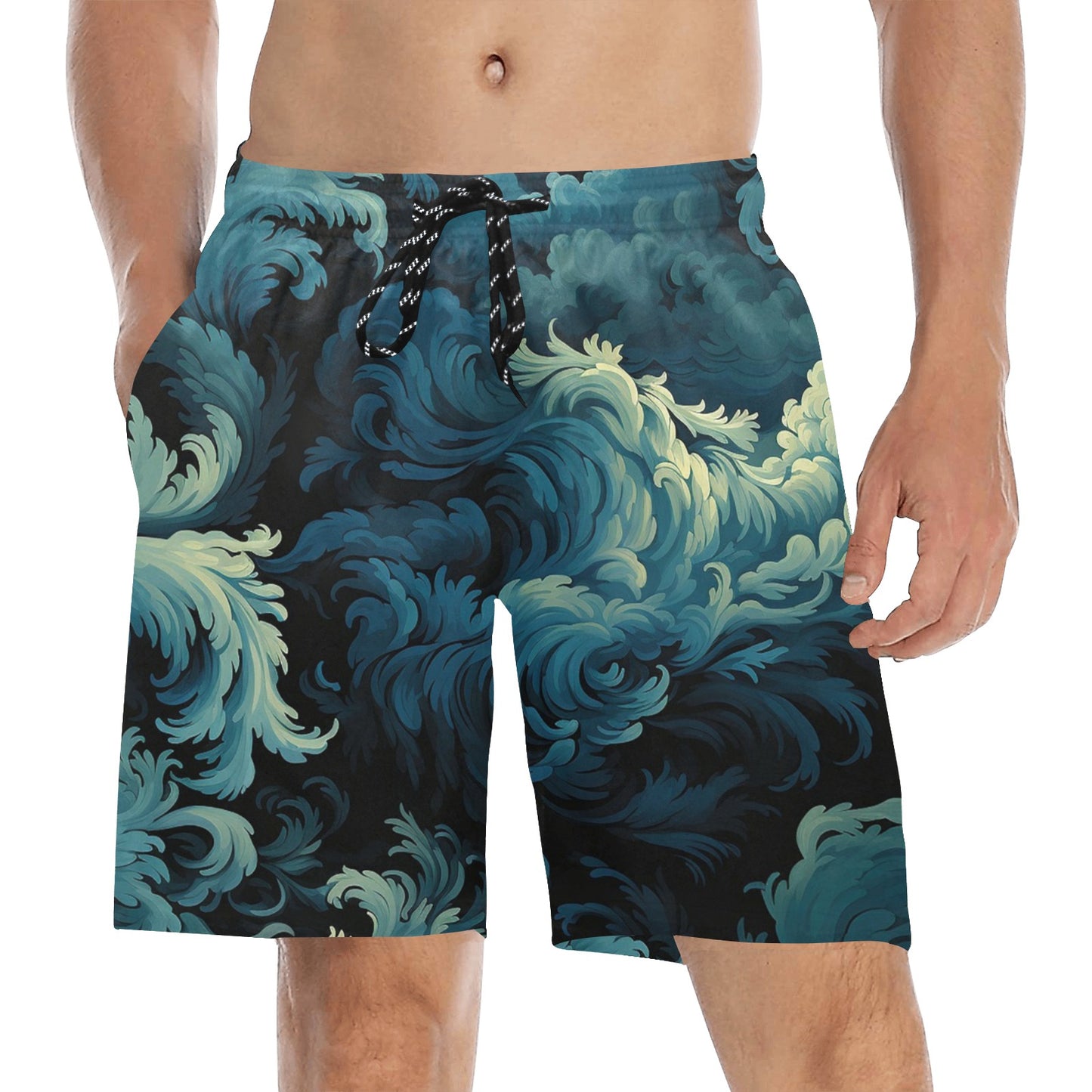 Blue Wave Beach Shorts