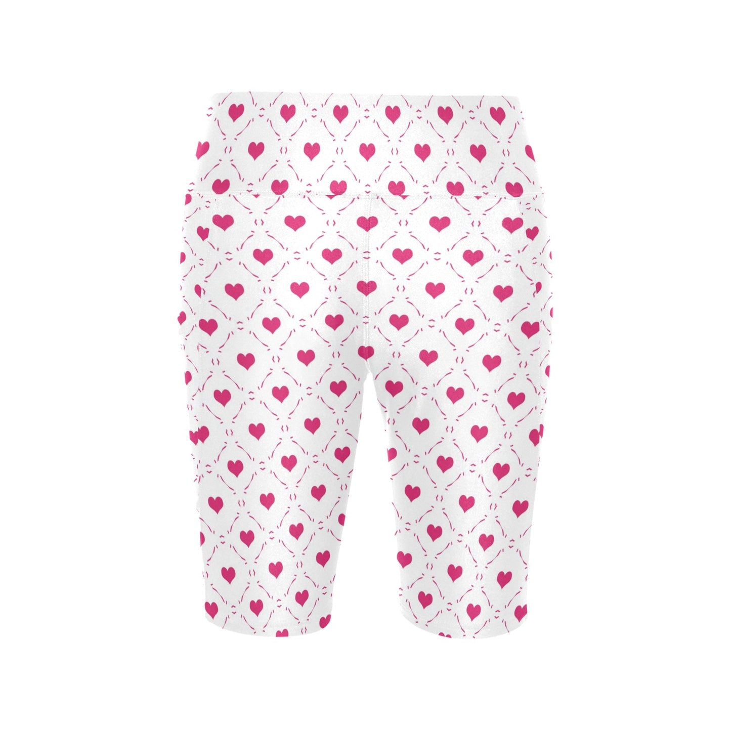 Pink Hearts Workout Half Tights