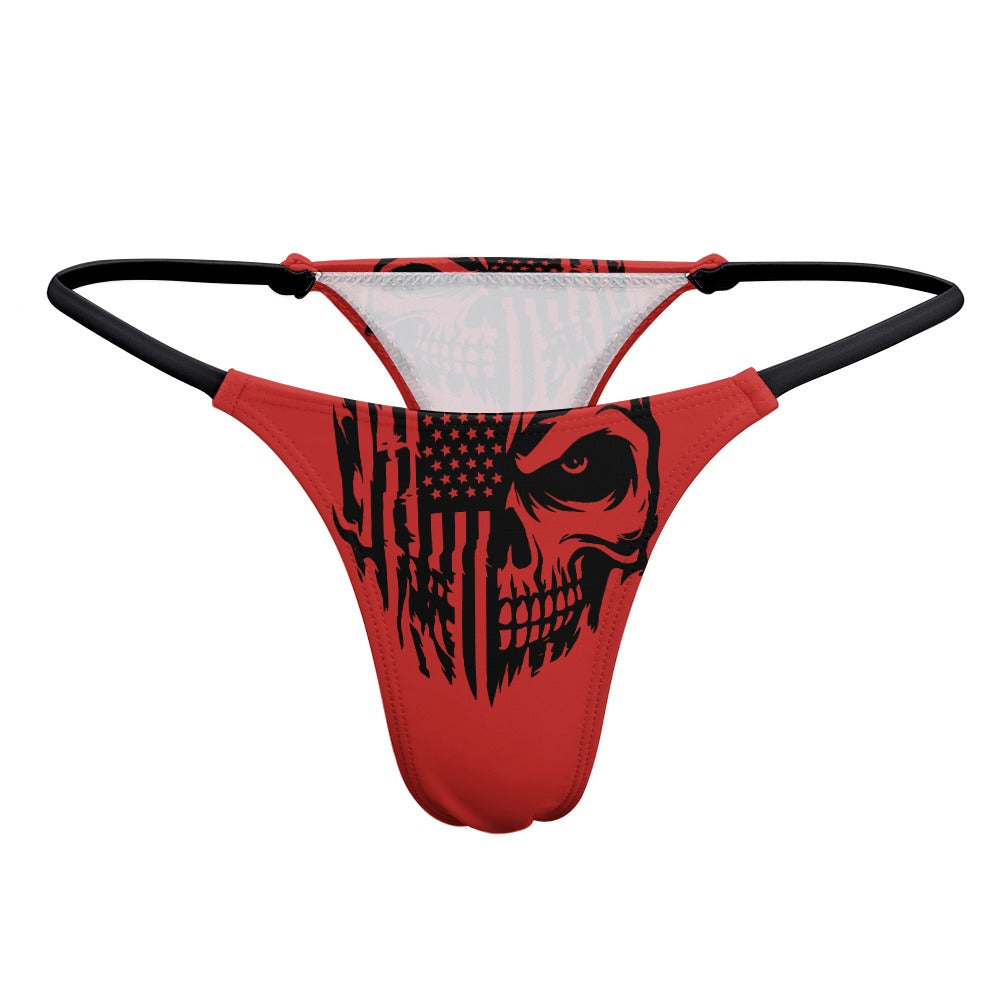 American Skull Thin Thong