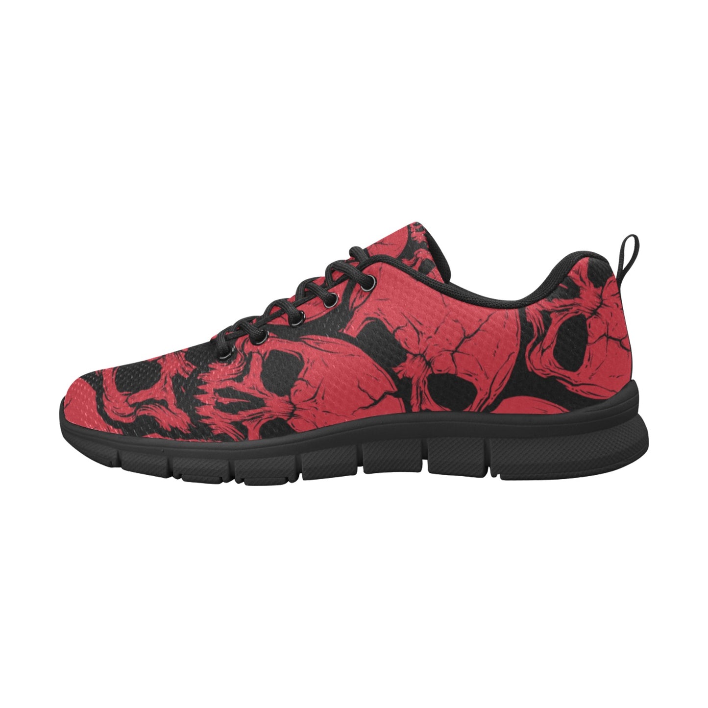 Red Skulls Breathable Sneakers