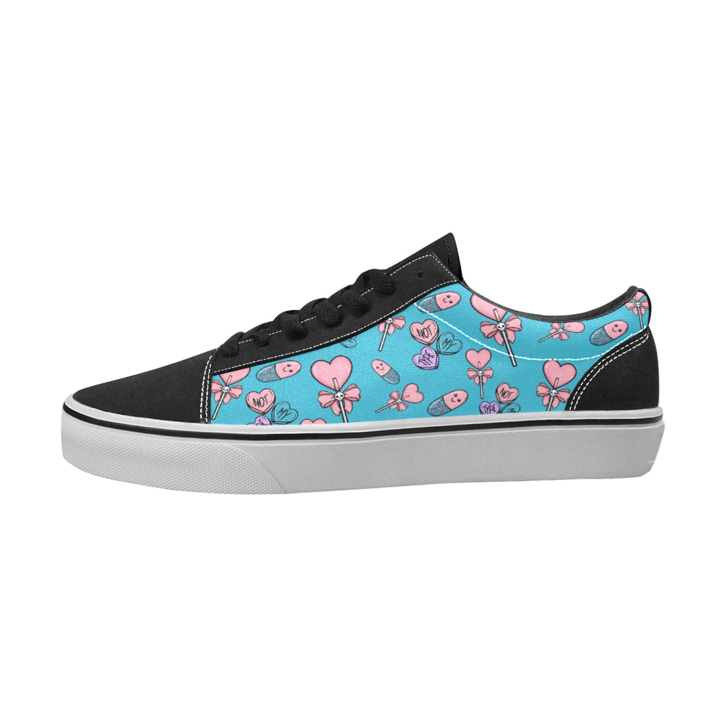 Skull Candies Lace-Up Canvas Shoes