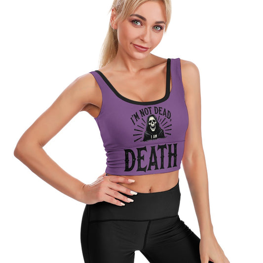 I'm Not Dead I am Death Yoga Vest