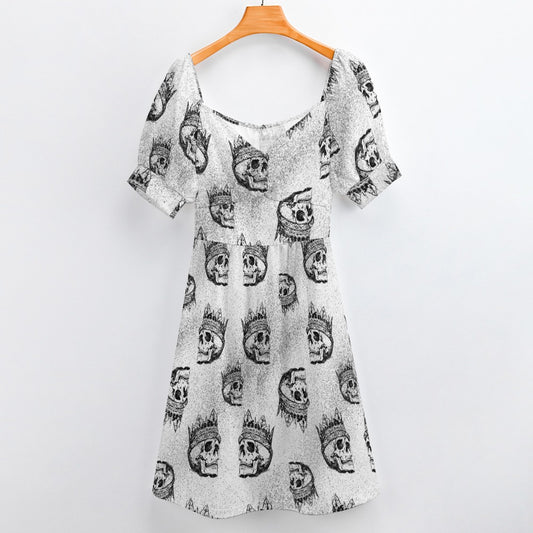 Crowned Skull Sweetheart Dress