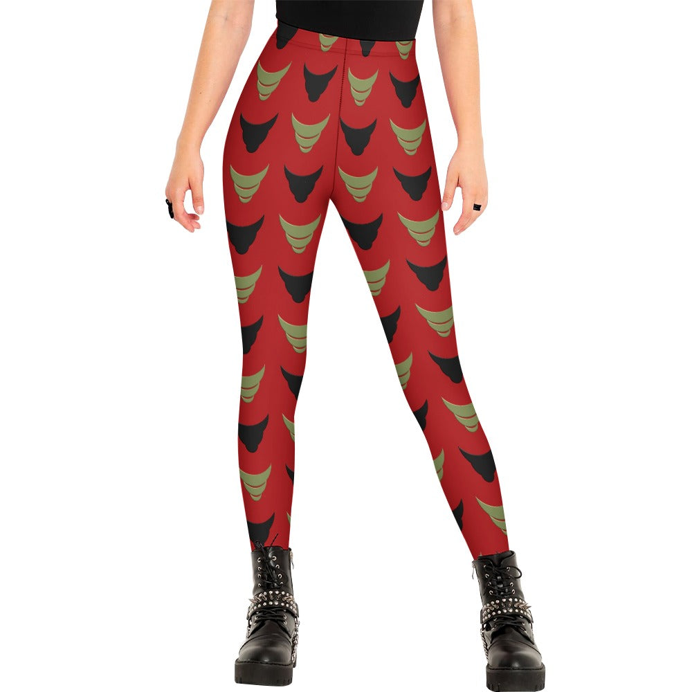 Cones On Red Leggings