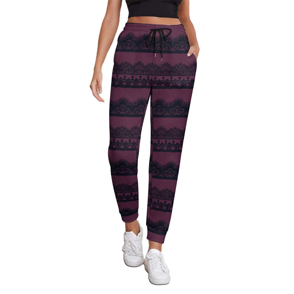 Stylized Purple Sweatpants