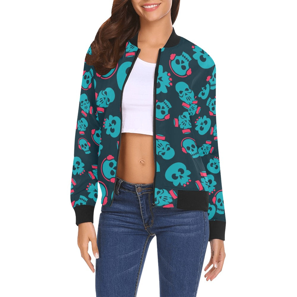 Punk Skulls Bomber Jacket