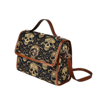 Stylized Skulls Waterproof Canvas Bag