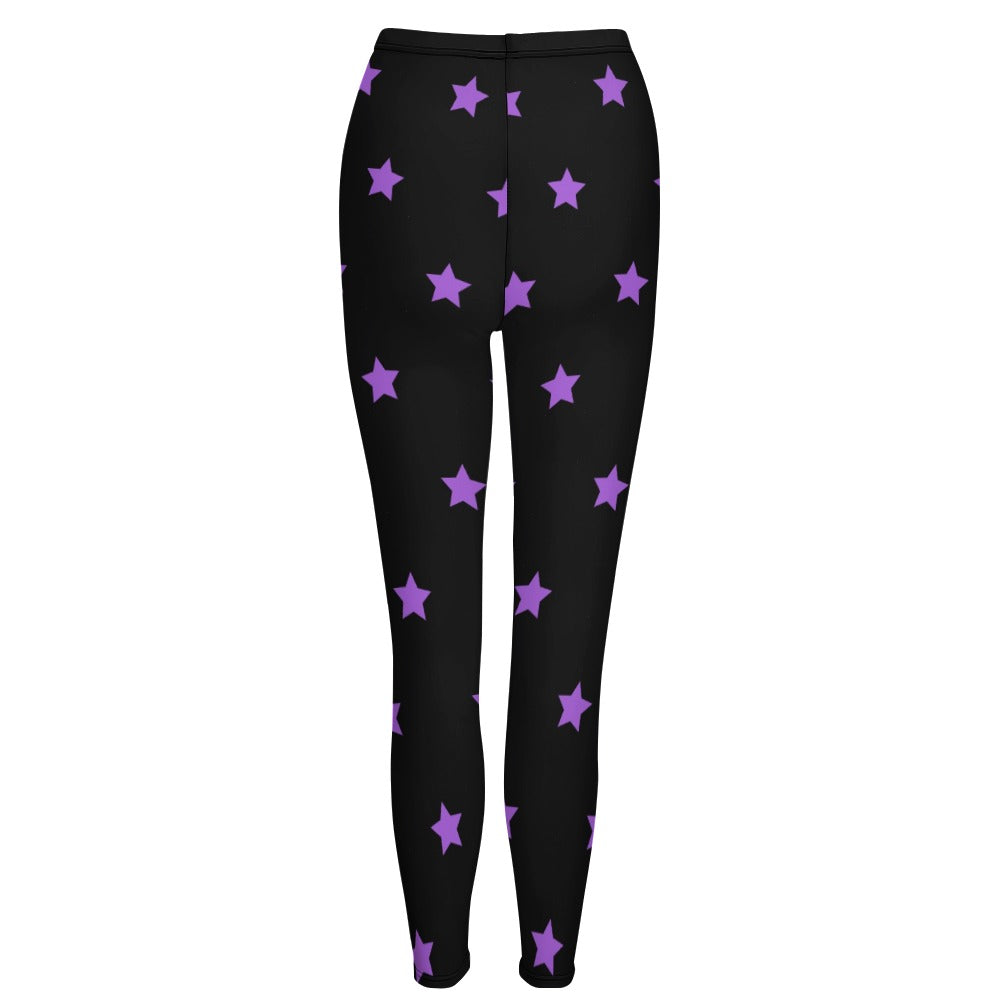 Purple Star Leggings