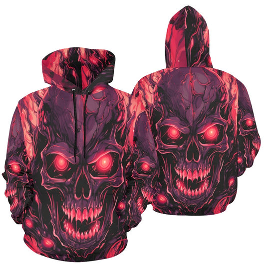 Evil Smiling Skulls Hoodie