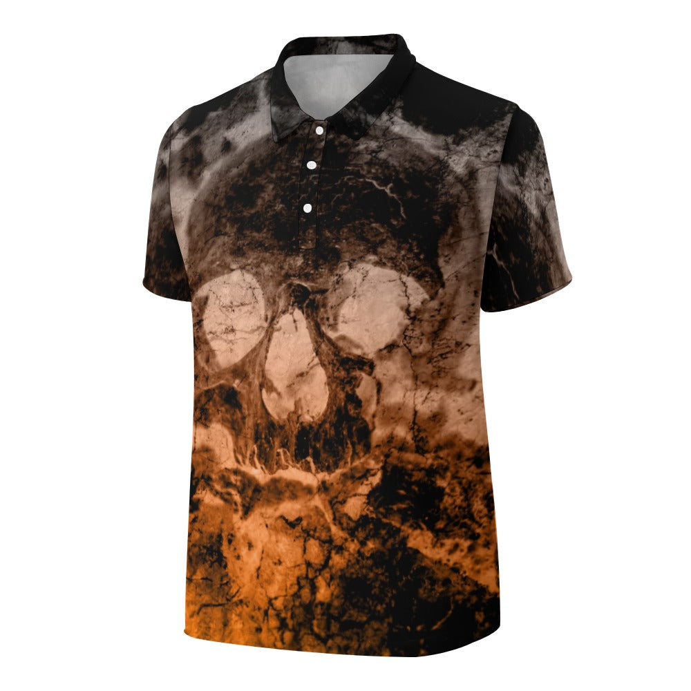 Smokey Skull Polo Shirt