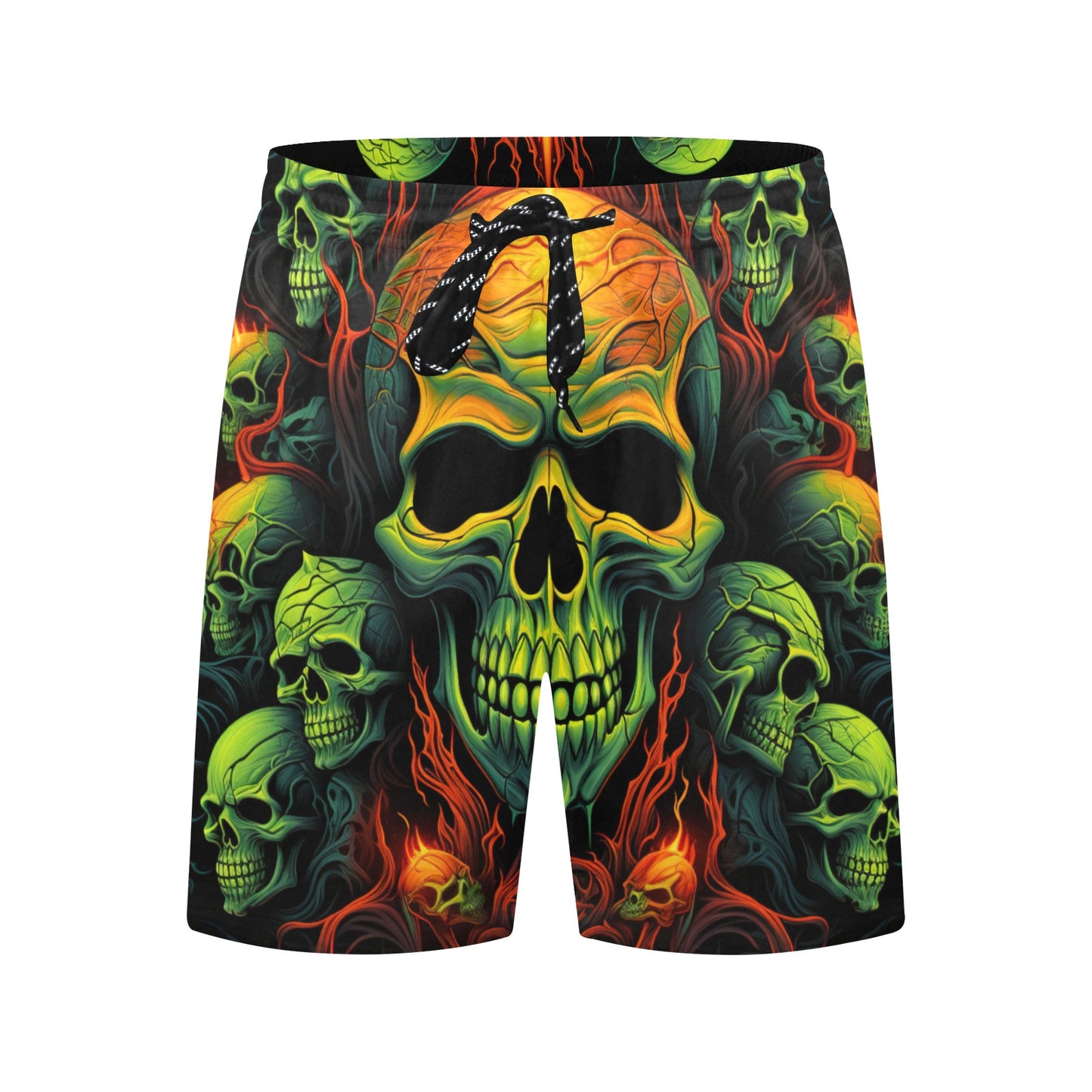 Poisonous Skulls Beach Shorts