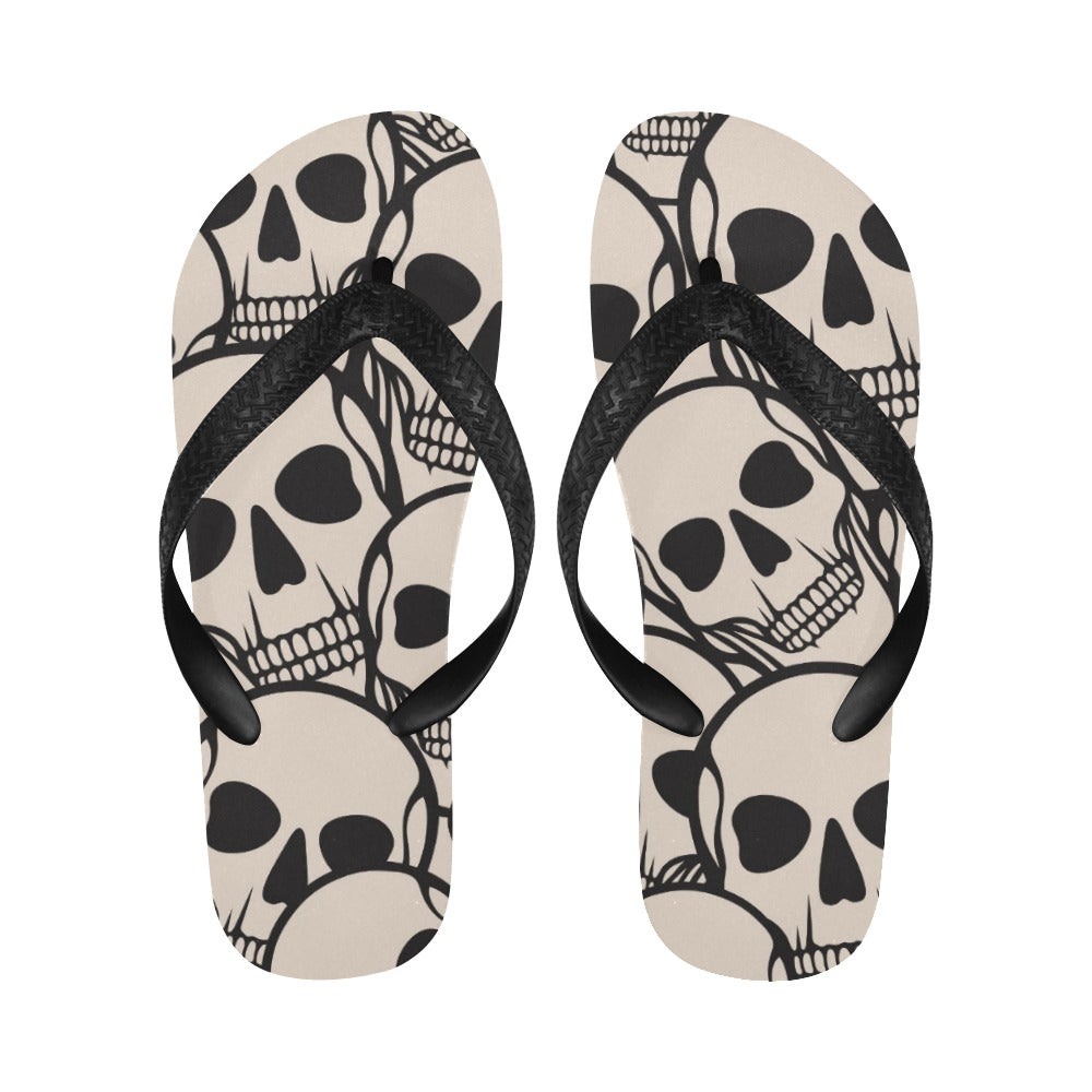 Skull Heads Flip Flops