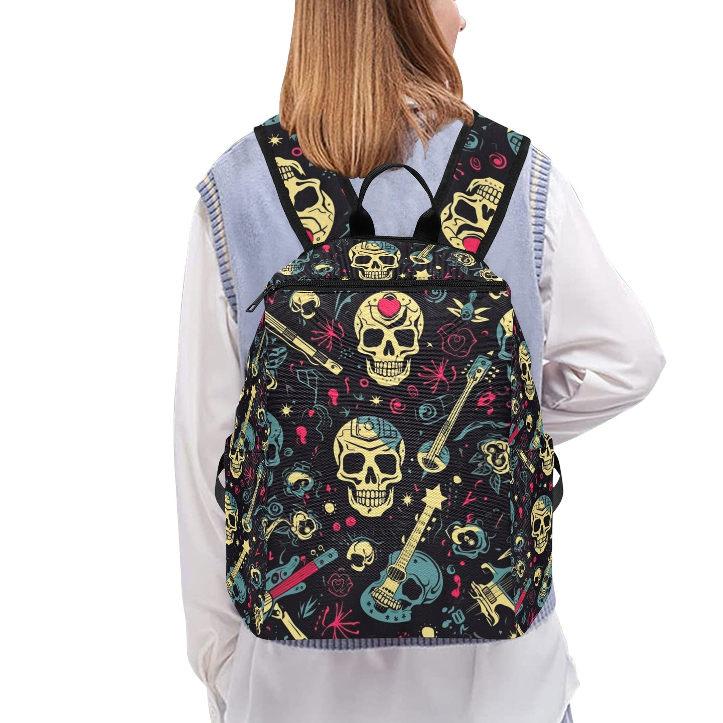 Punk Rock Lightweight Casual Backpack