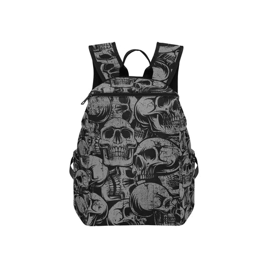 Silver Skull Lightweight Casual Backpack