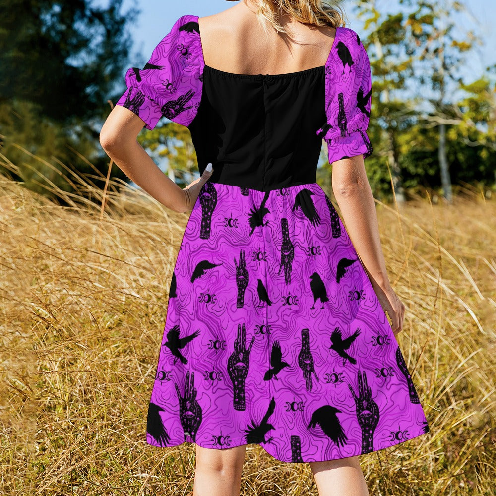 Witch Symbols Sweetheart Dress