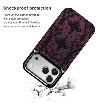 Gothic Purple Design Apple iPhone 17 Series TPU Phone Case