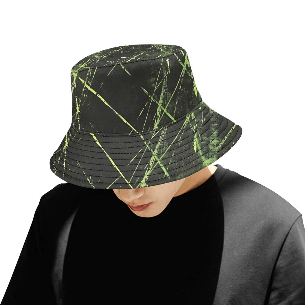 Green Strikes Bucket Hat
