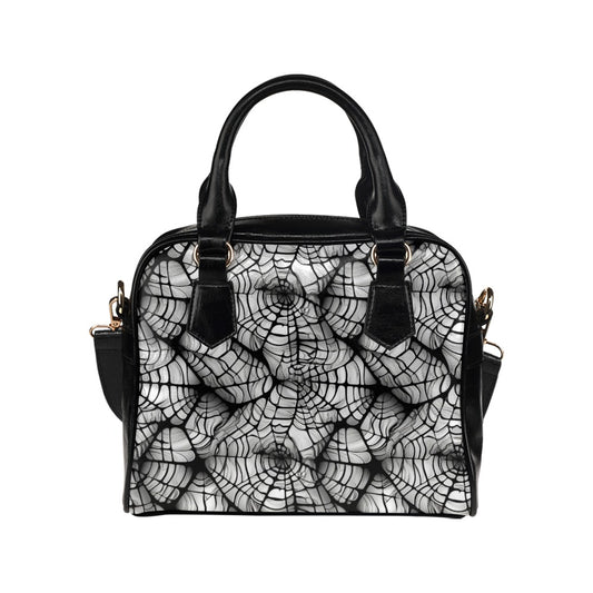 Spider Web Shoulder Handbag