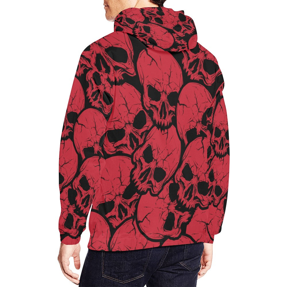 Red Skulls Hoodie