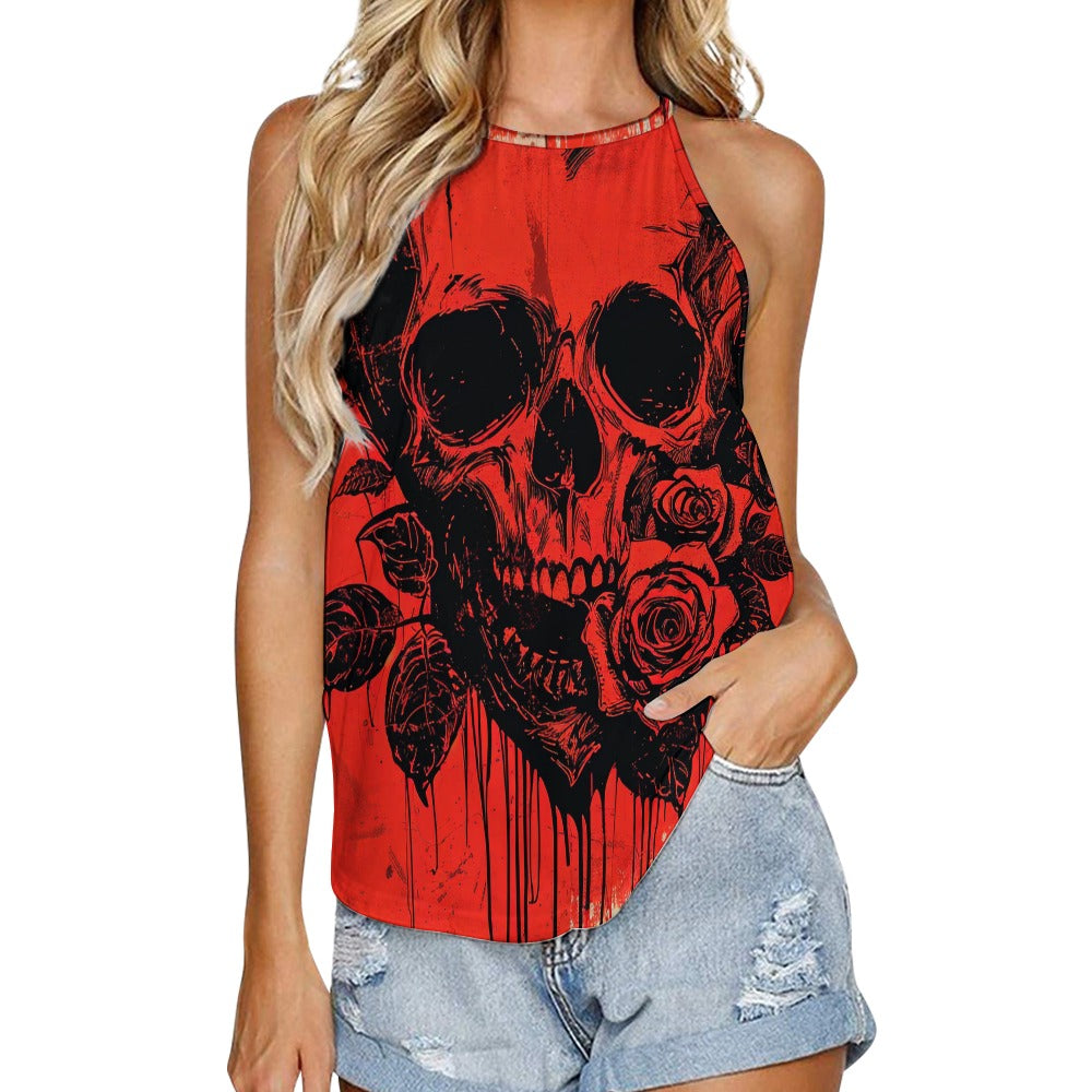 Death Skull Crew Neck Vest