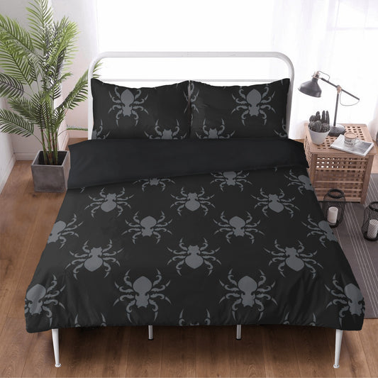 Goth Spider 3 Pcs Beddings