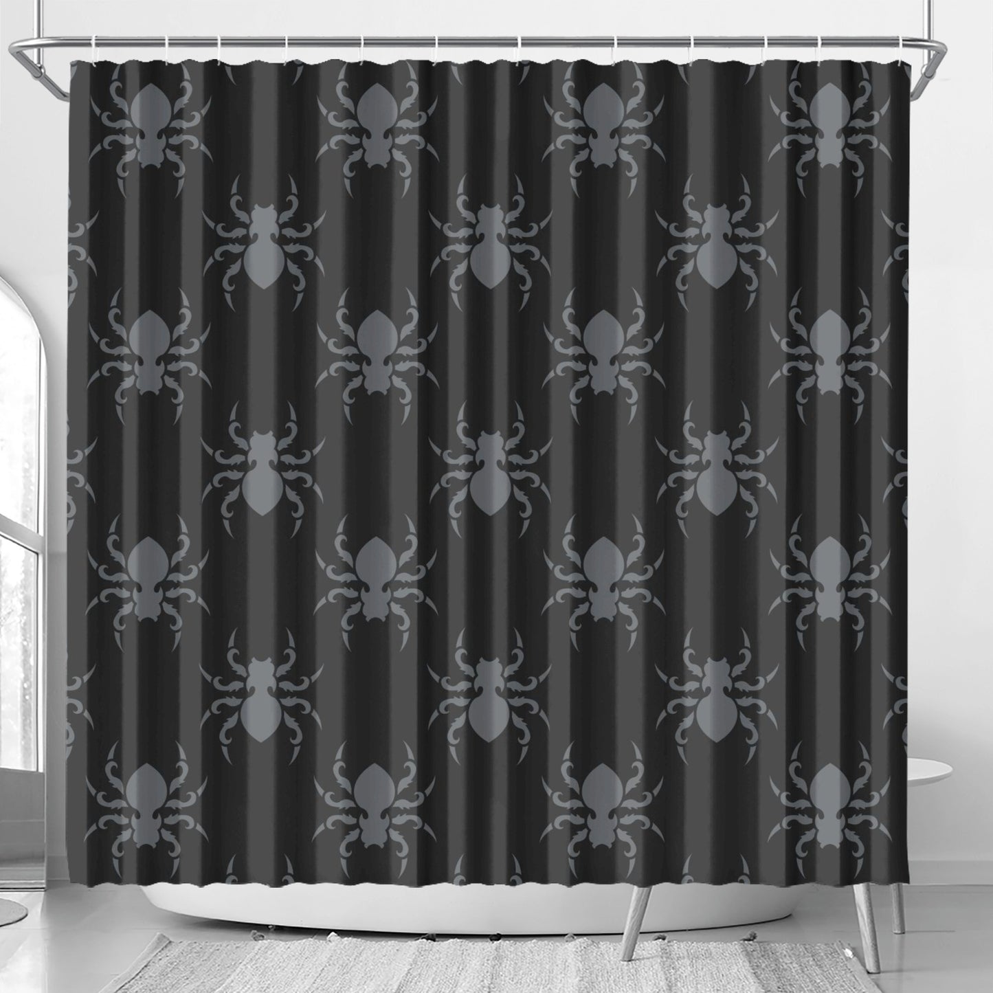 Gothic Spider Shower Curtain