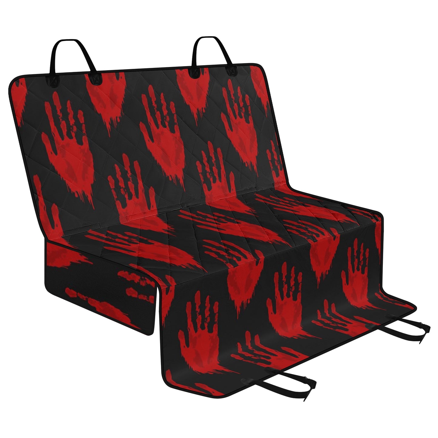 Bloody Hand Prints Car Pet Seat Covers