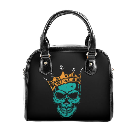 Royal Blue Skull Shoulder Handbag