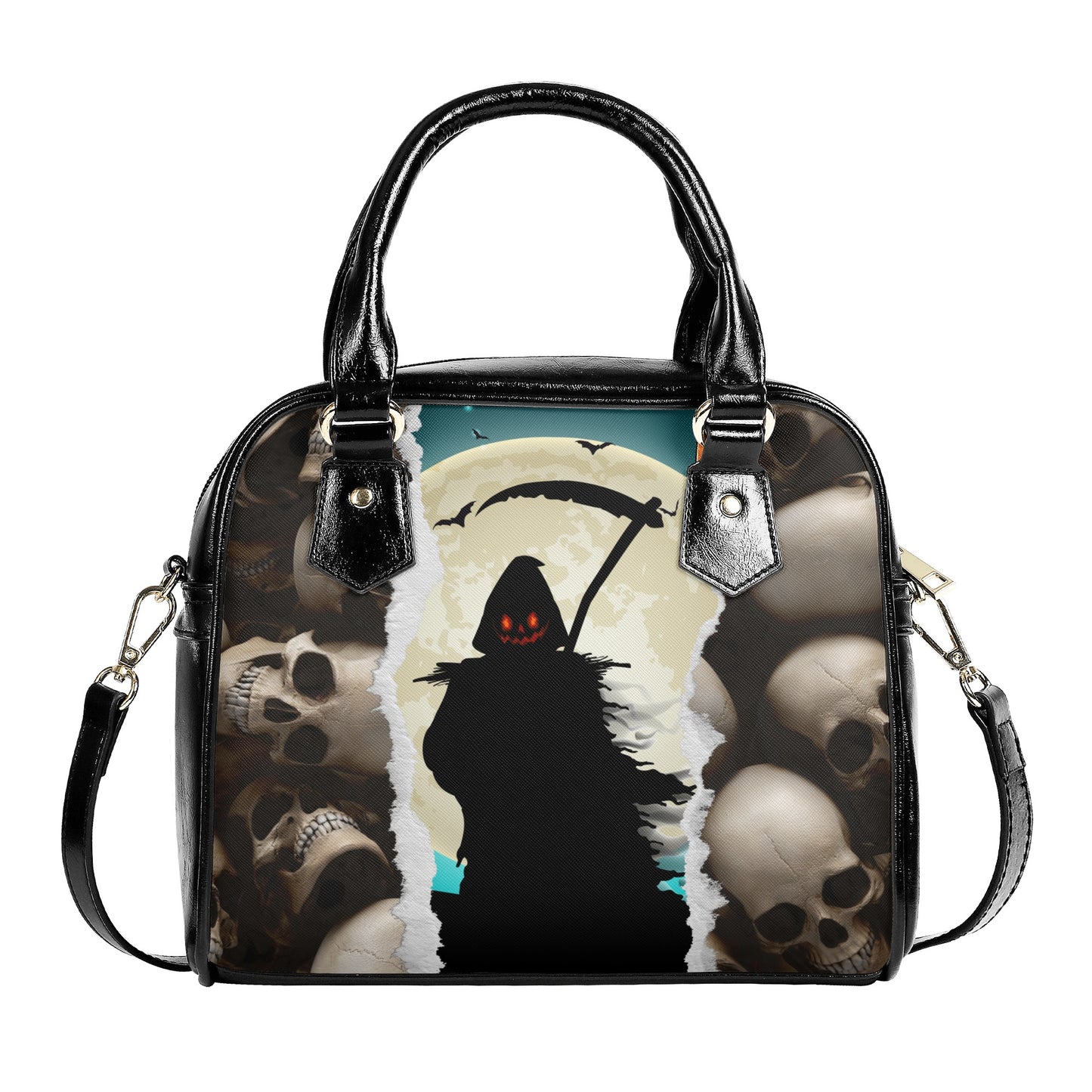 The Reaper Comes Shoulder Handbag