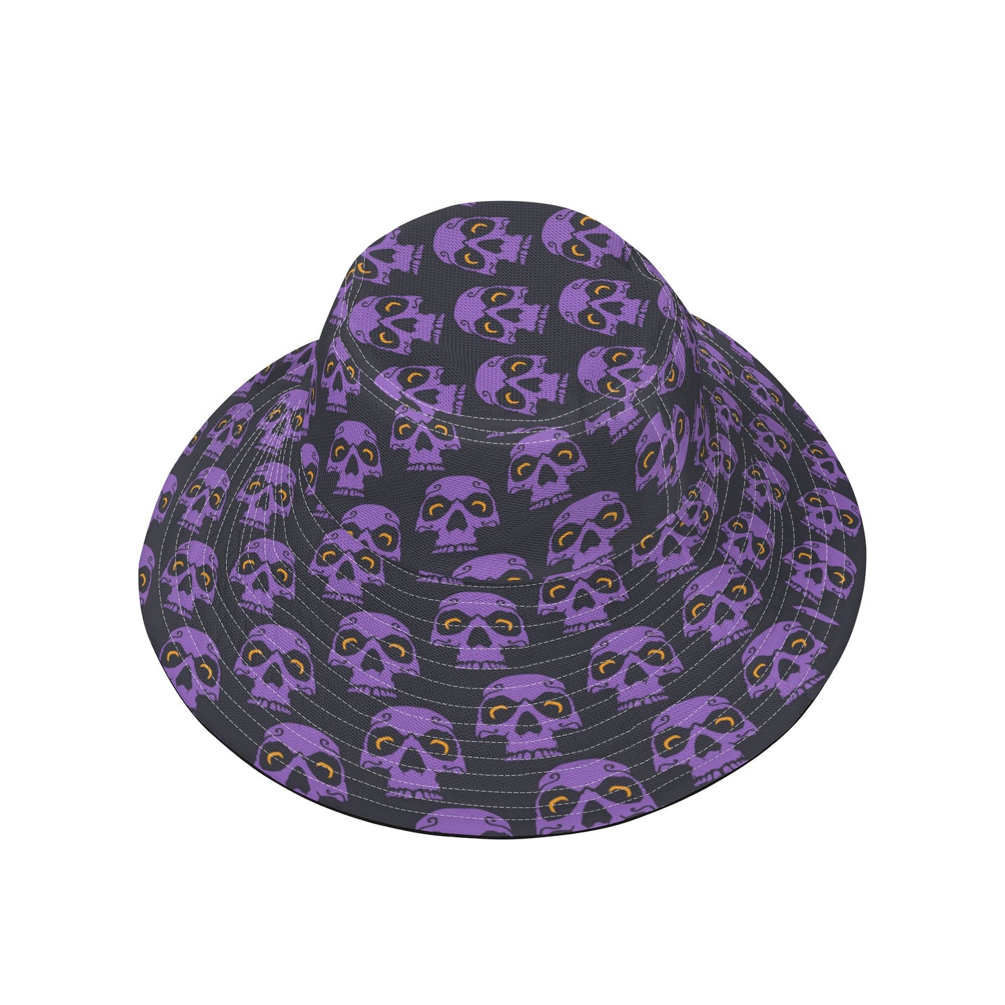 Purple Skull Heads Bucket Hat