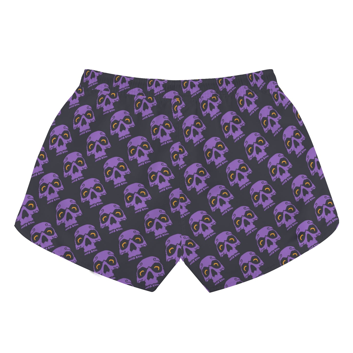 Purple Skull Heads Casual Shorts
