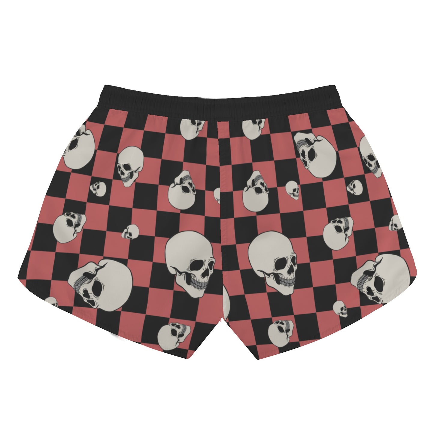 Checkers and Skulls Casual Shorts