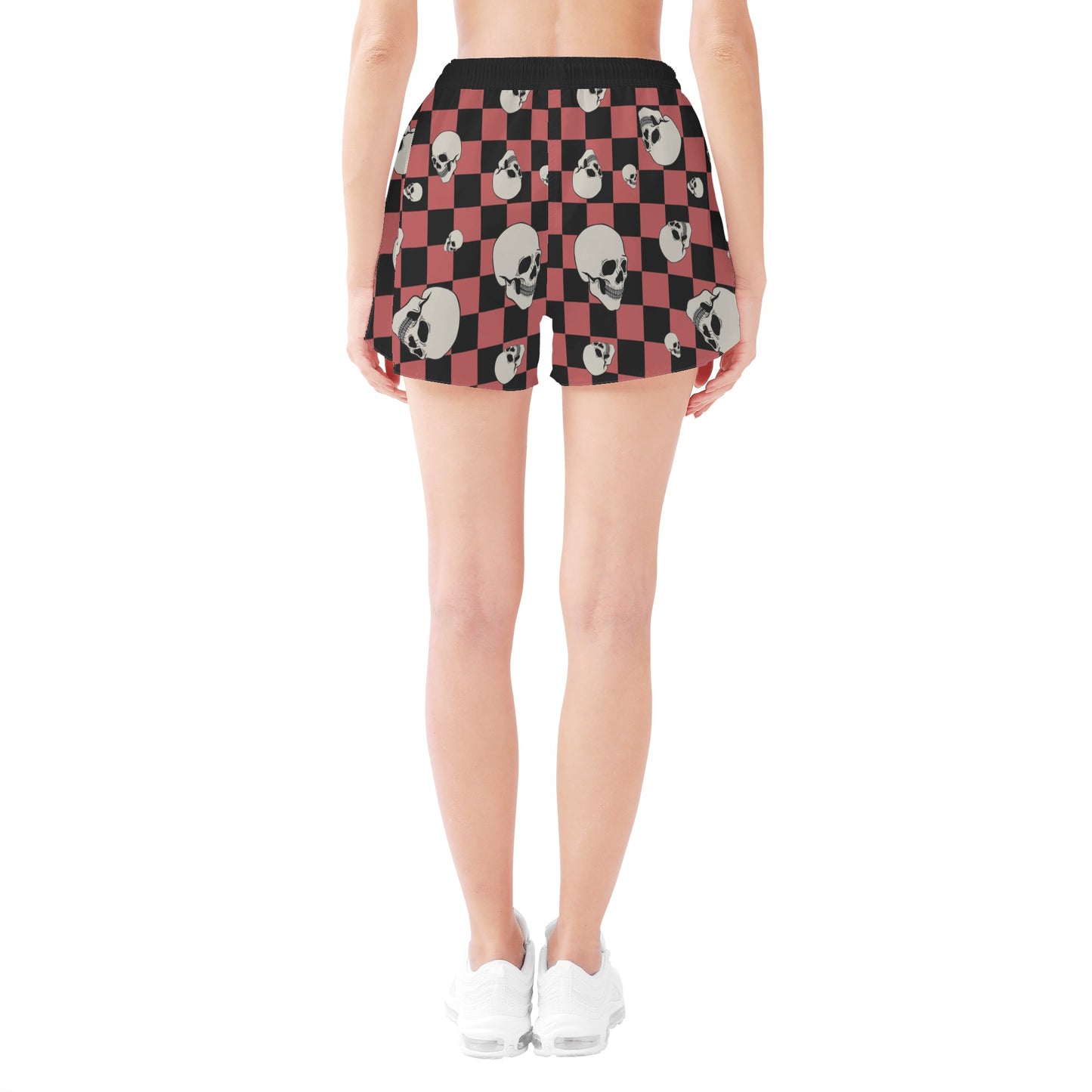 Checkers and Skulls Casual Shorts