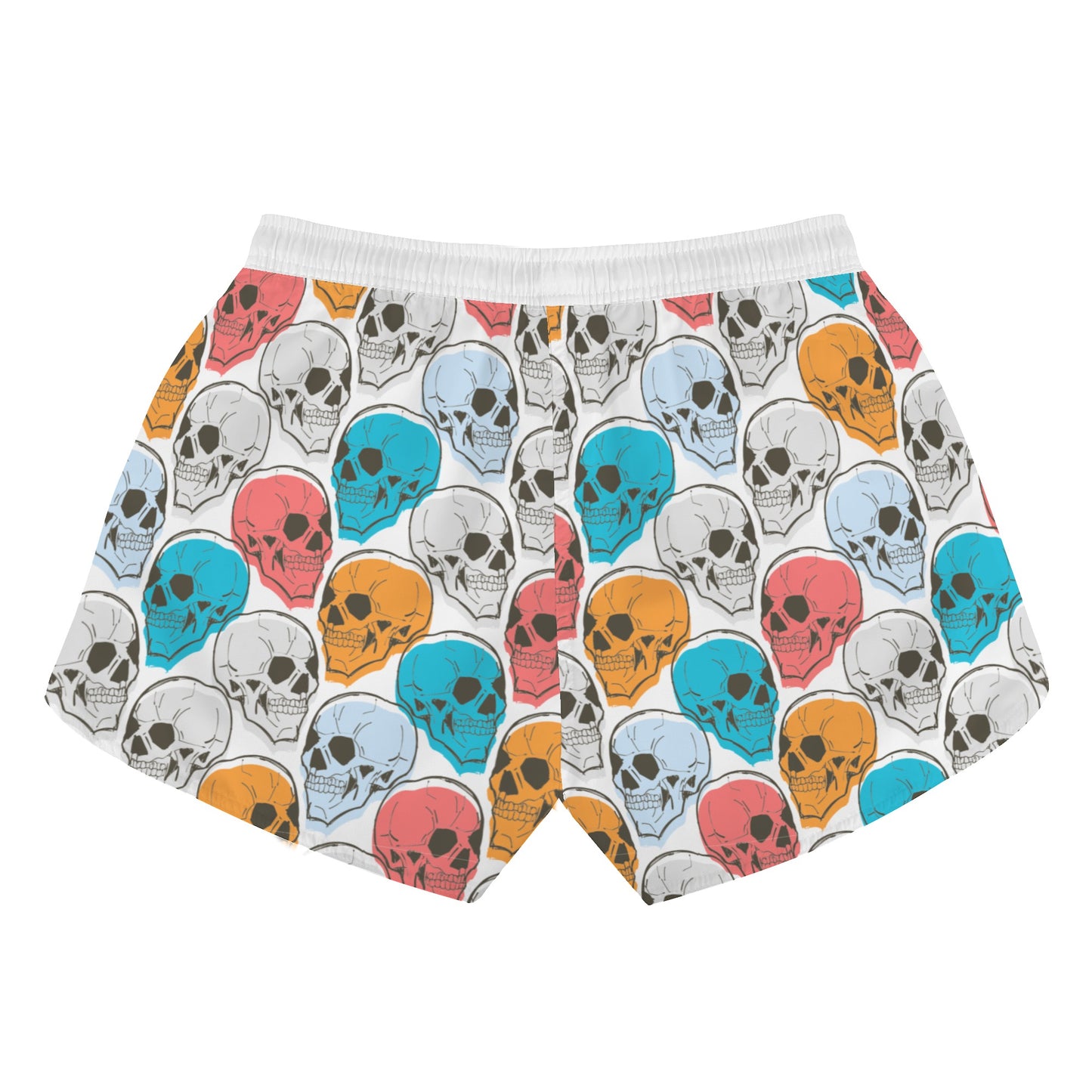 Colorful Skull Heads Casual Shorts