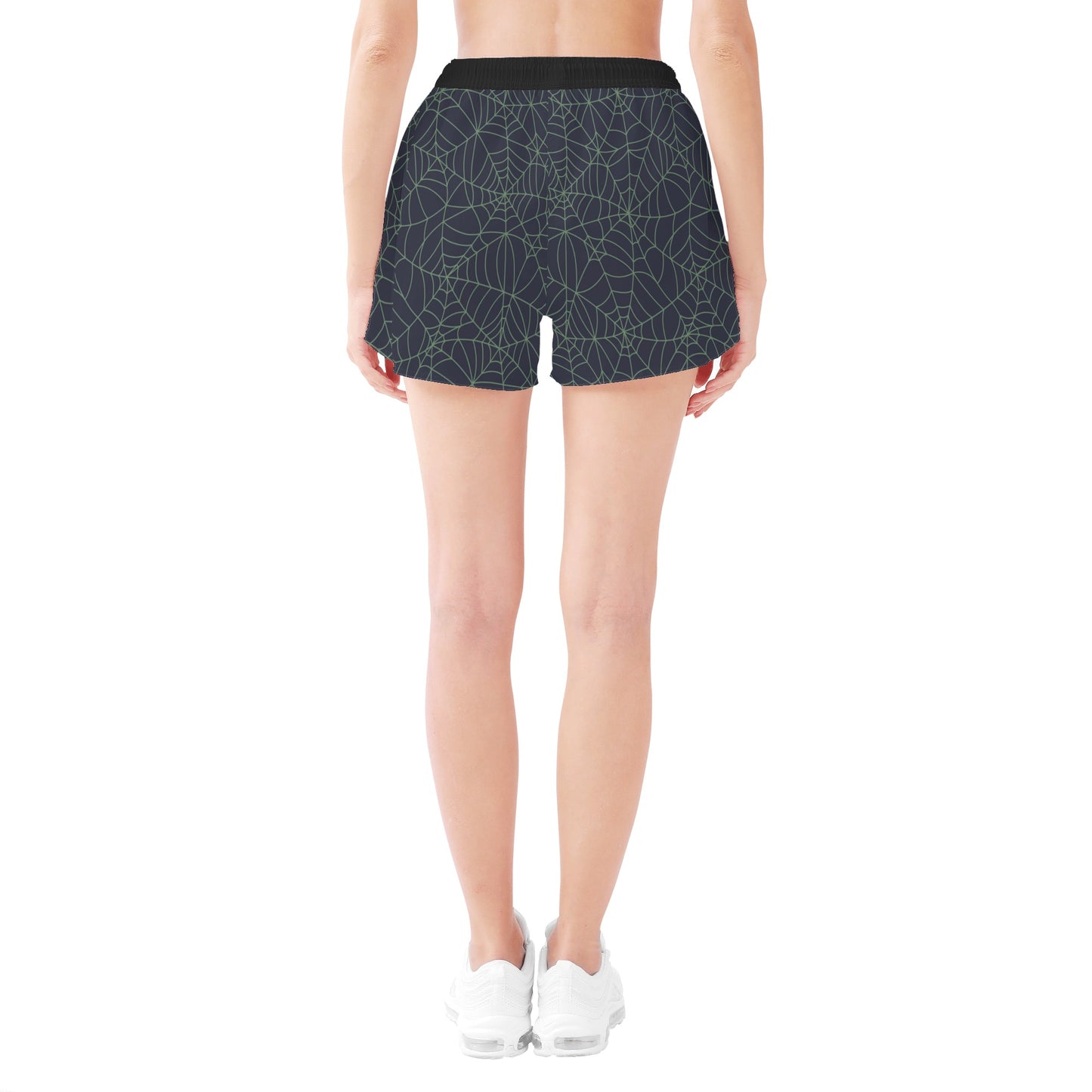 Spider Web Casual Shorts