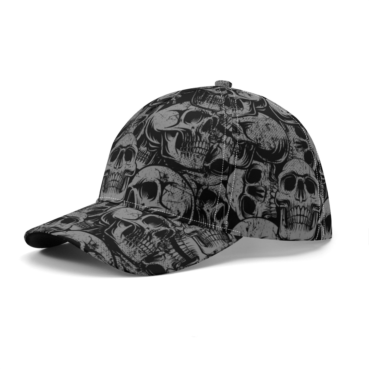 Silver Skulls Baseball Caps