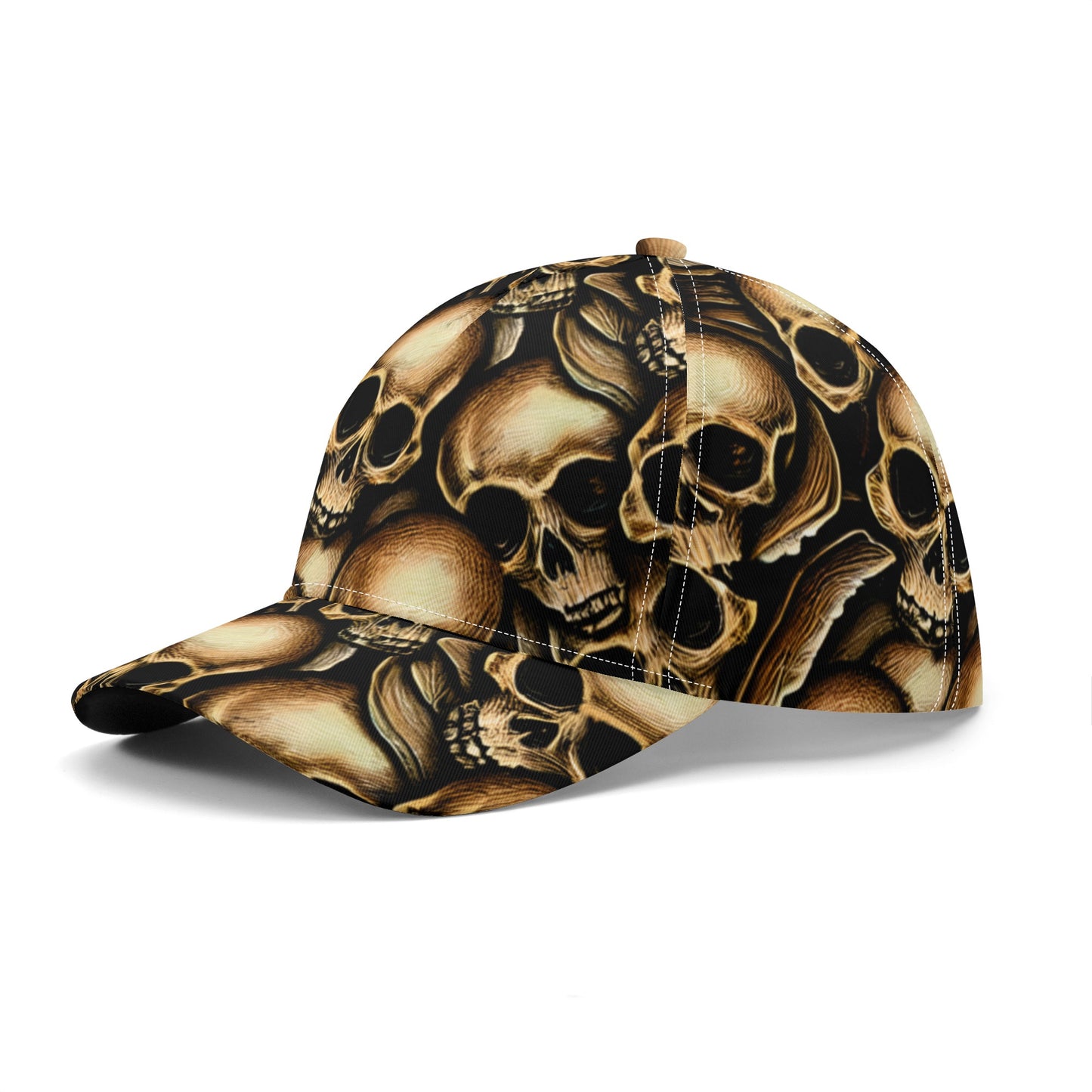 Bronze Skulls Baseball Caps
