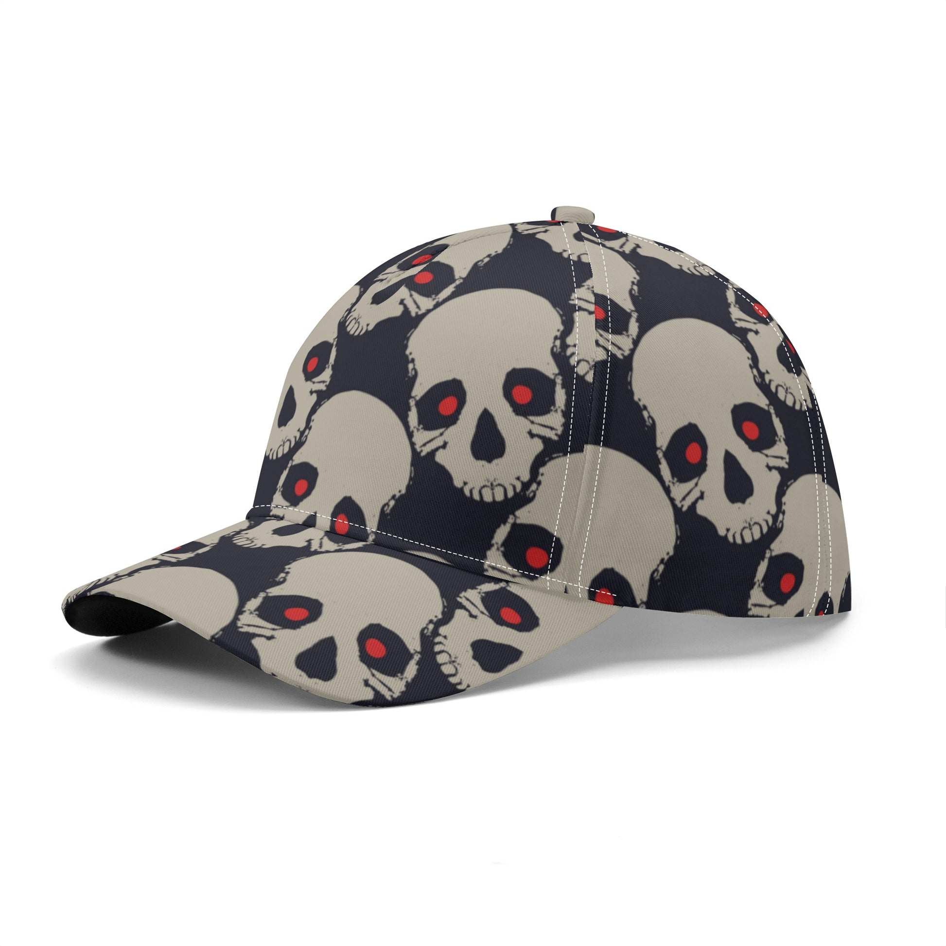 Red Eyed Skull Heads Baseball Caps
