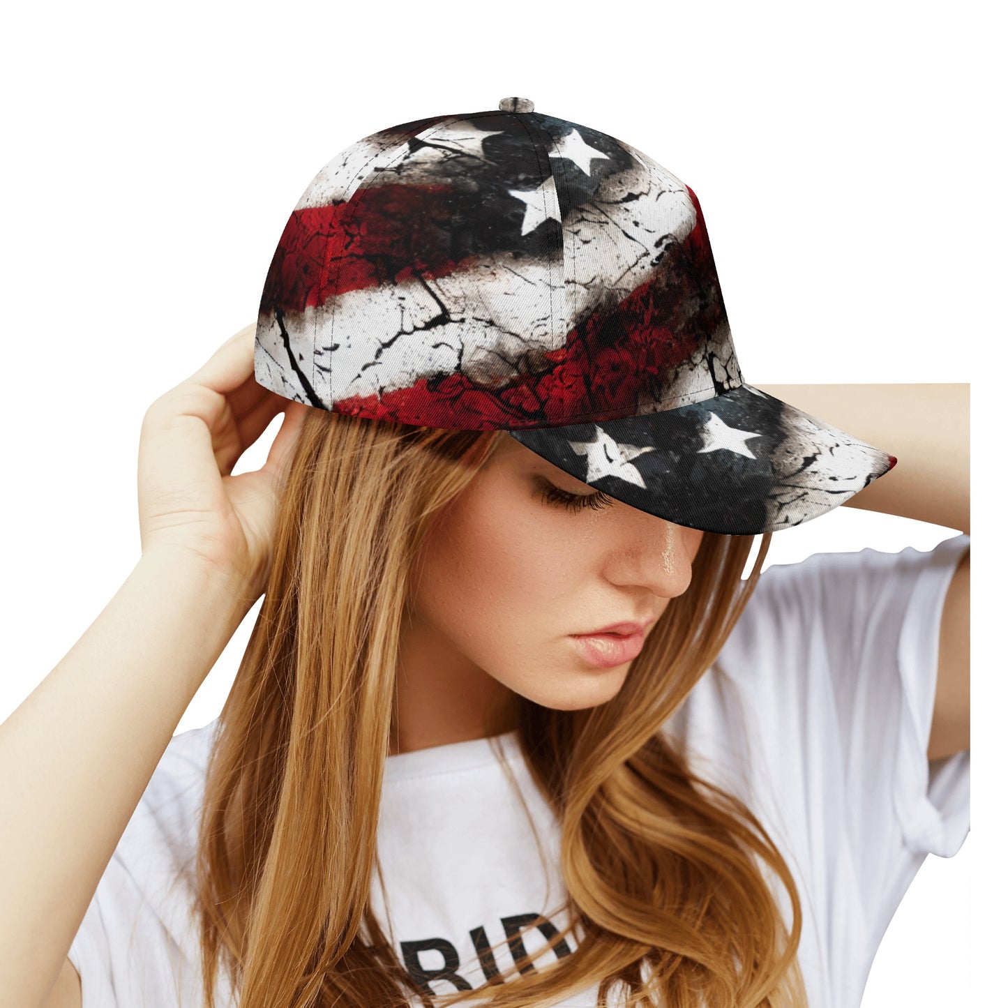 Grunge USA Colors Baseball Caps