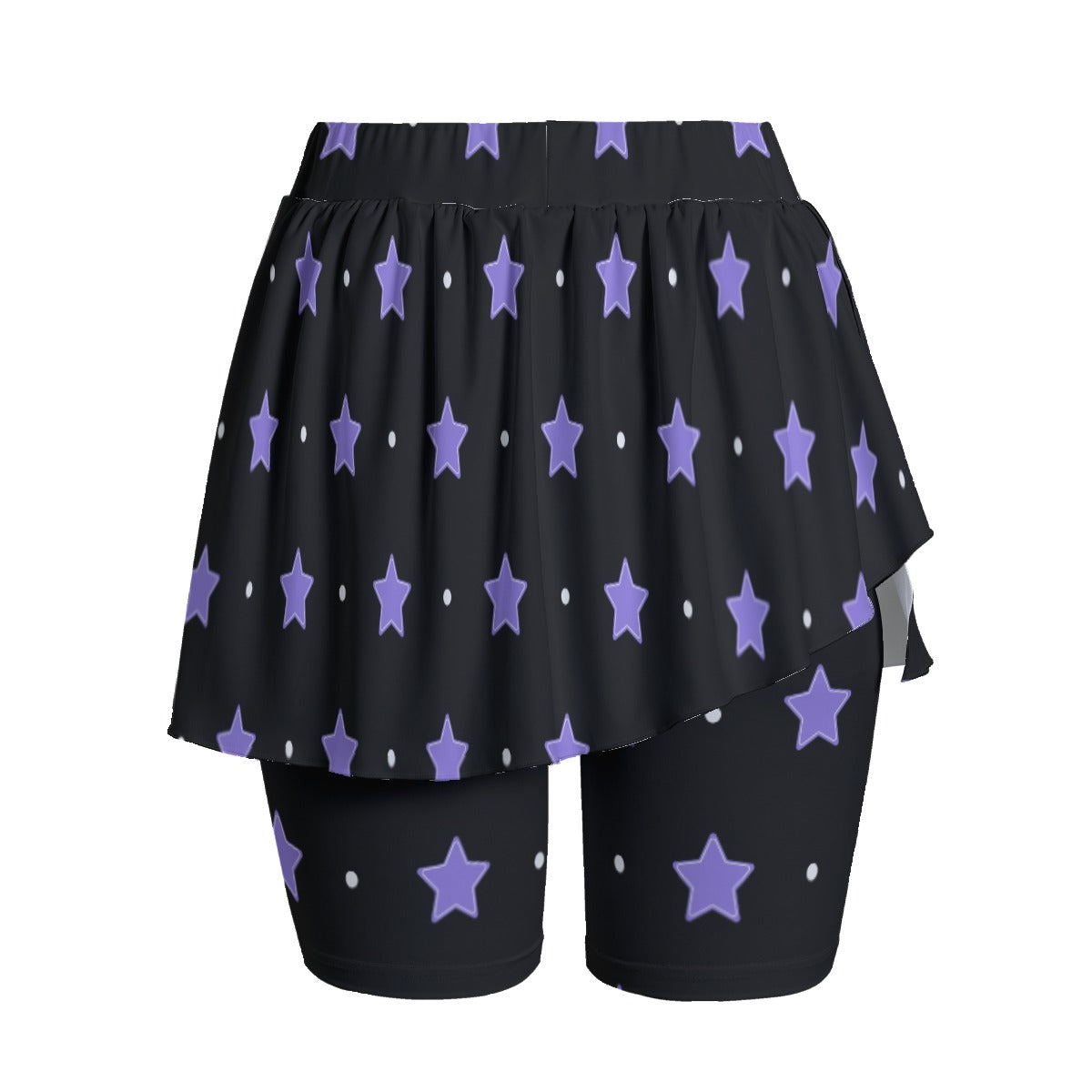 Purple Stars Women's Sports Skorts