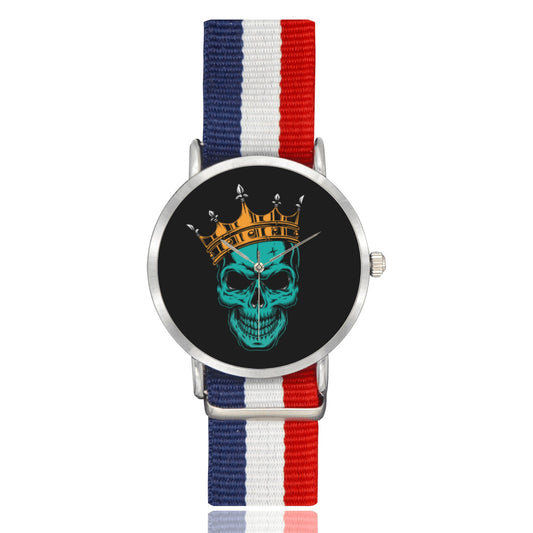 Royal Skull Nylon Strap Watch