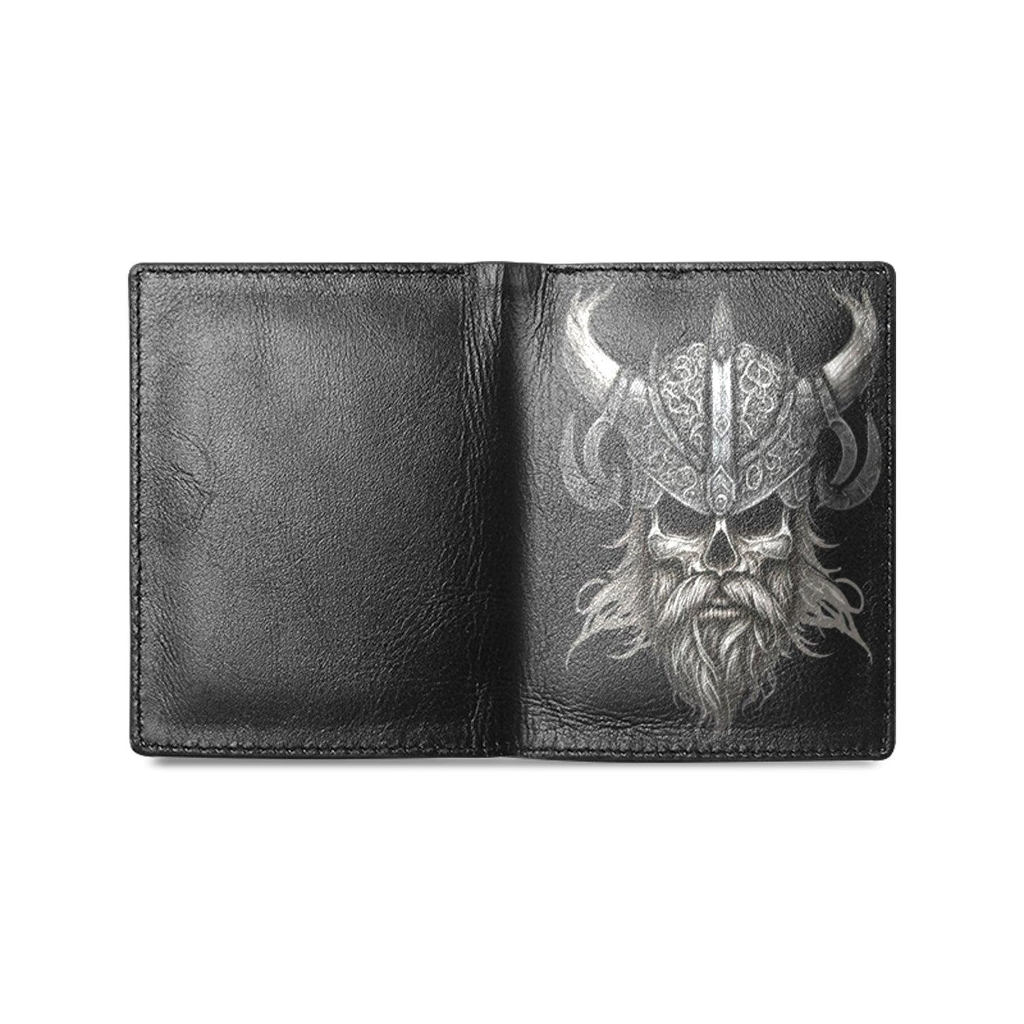 Undead Viking Warrior Leather Wallet