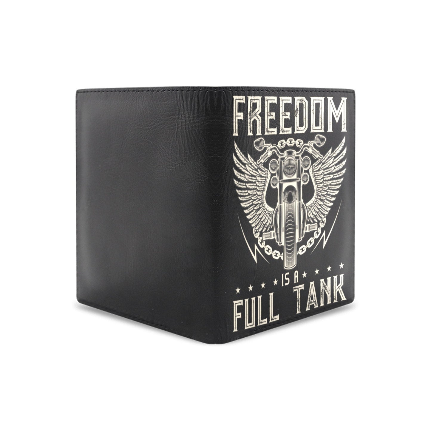 Freedom Is A Full Tank Leather Wallet