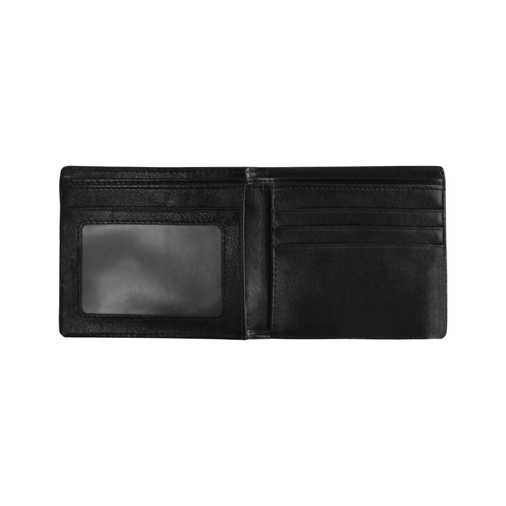 Bad To The Bone Mini Bifold Leather Wallet