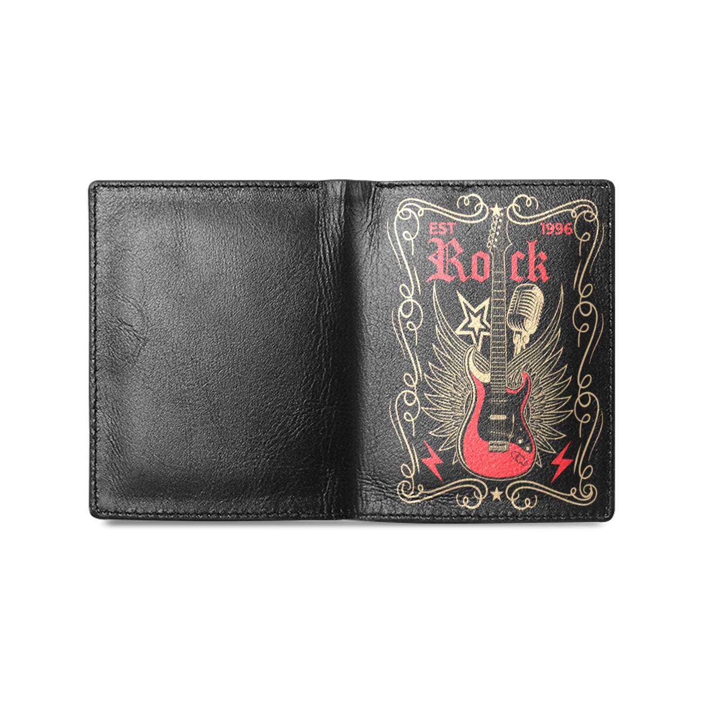 Rock Guitar Leather Wallet