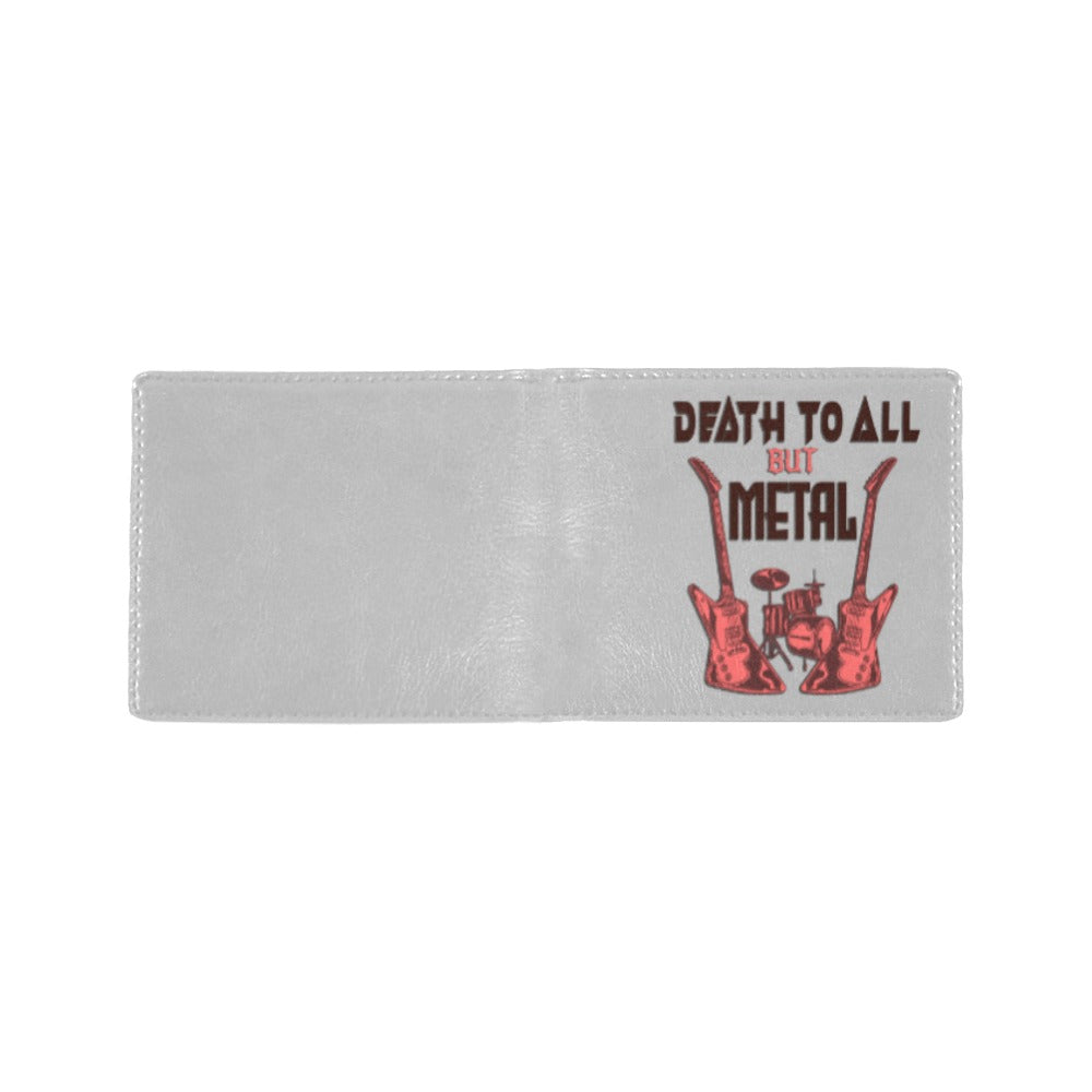 Death To All But Metal Mini Bifold Wallet