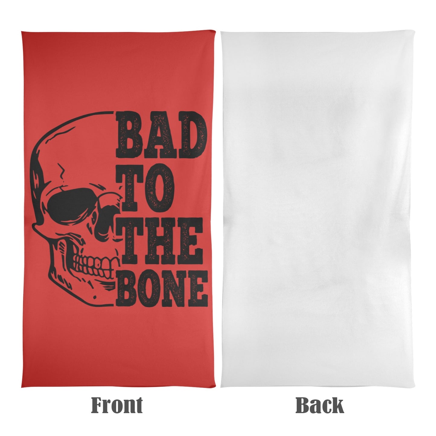 Bad To The Bone Beach Towel