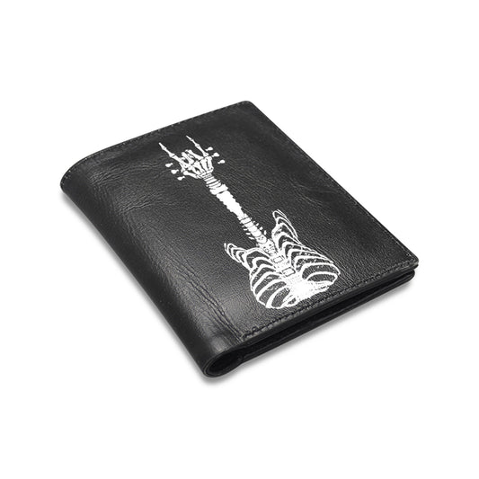 Skeleton Guitar Leather Wallet