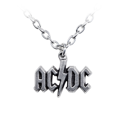 AC/DC Logo Pendant close up
