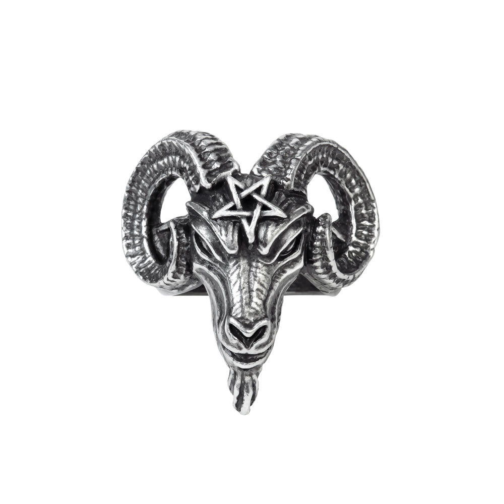 Baphomet Ring front view